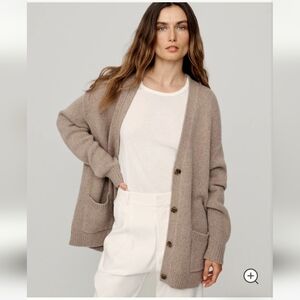 Allude Knit Open Cardigan